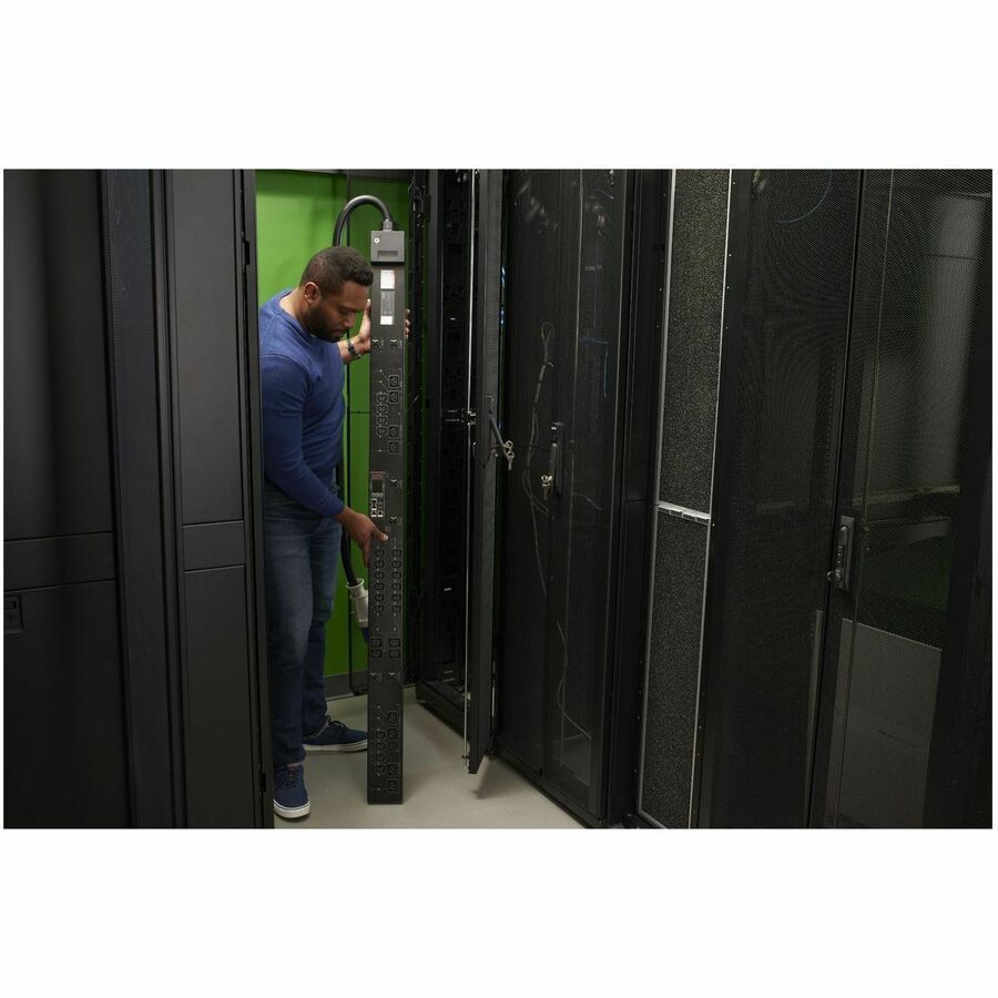 APC NetShelter Switched Rack PDU, 9K series, 0U, 17.3kW, 208V, 42 C13 and C15, 6 C19 and C21 outlets