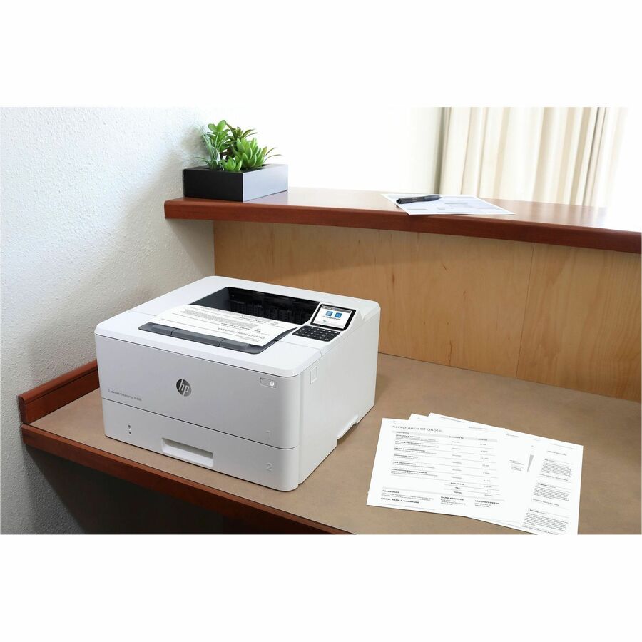 HP LaserJet Enterprise M406dn Desktop Laser Printer - Monochrome