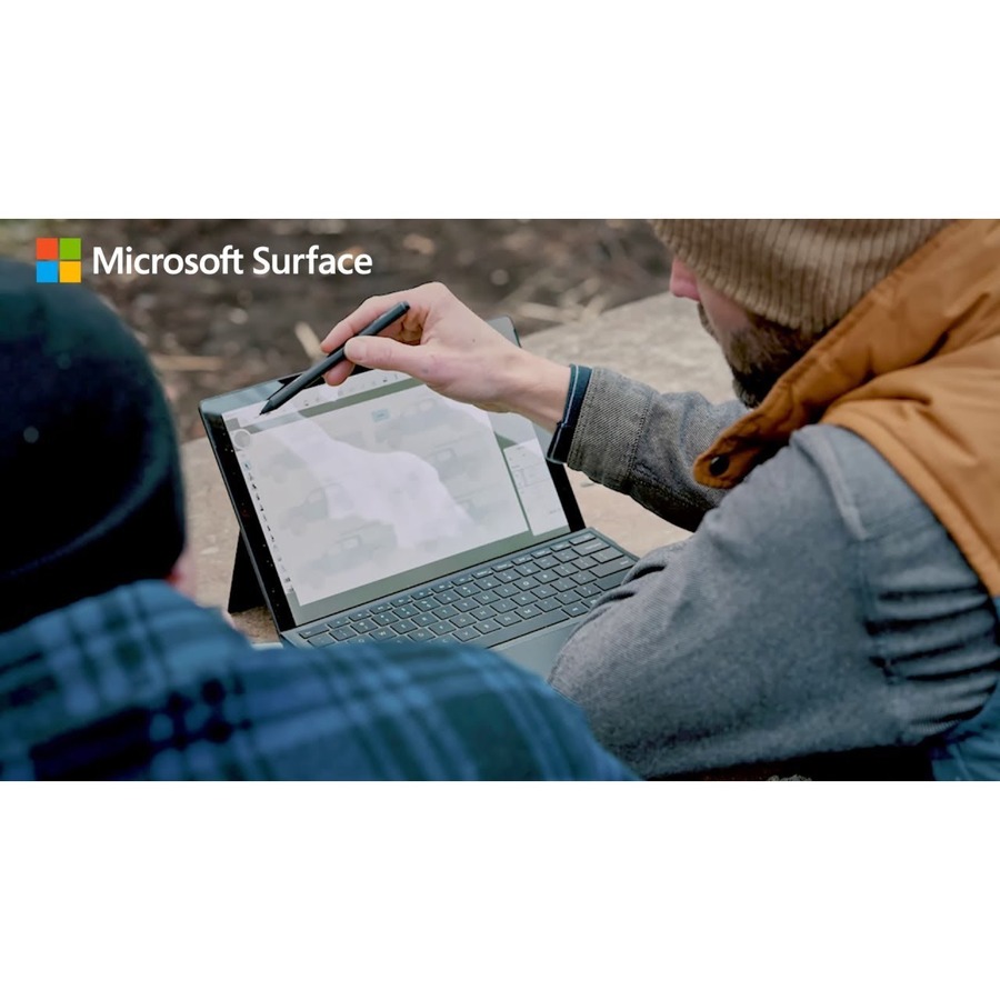 Microsoft Surface Pro 7+ Tablet - 12.3" - Core i5 11th Gen i5-1135G7 Quad-core (4 Core) 2.40 GHz - 8 GB RAM - 256 GB SSD - Windows 10 Pro - Matte Black