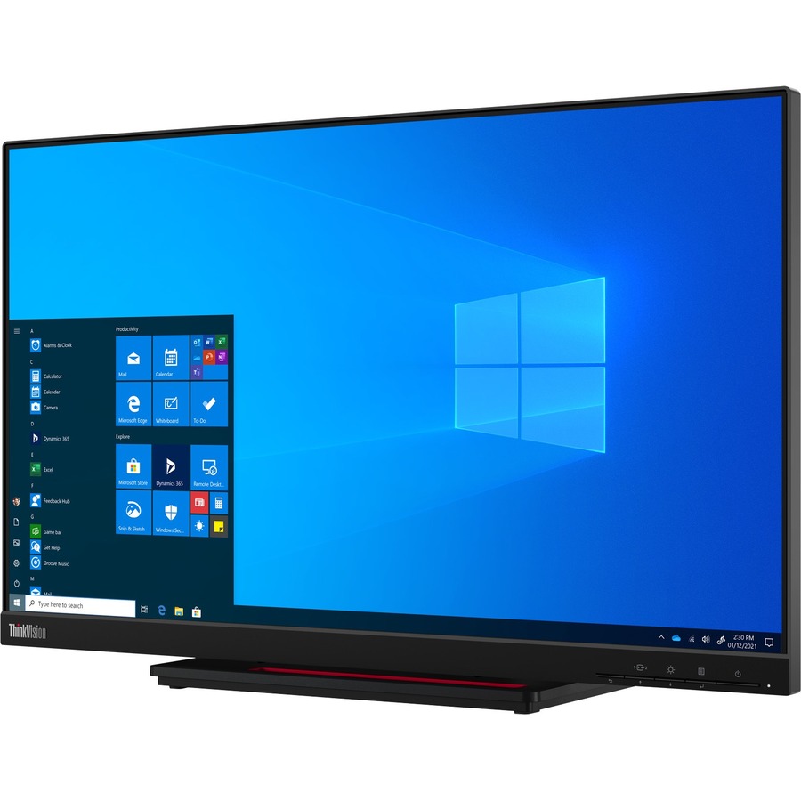 Lenovo ThinkVision T24T-20 24" Class LCD Touchscreen Monitor - 16:9 - 4 ms
