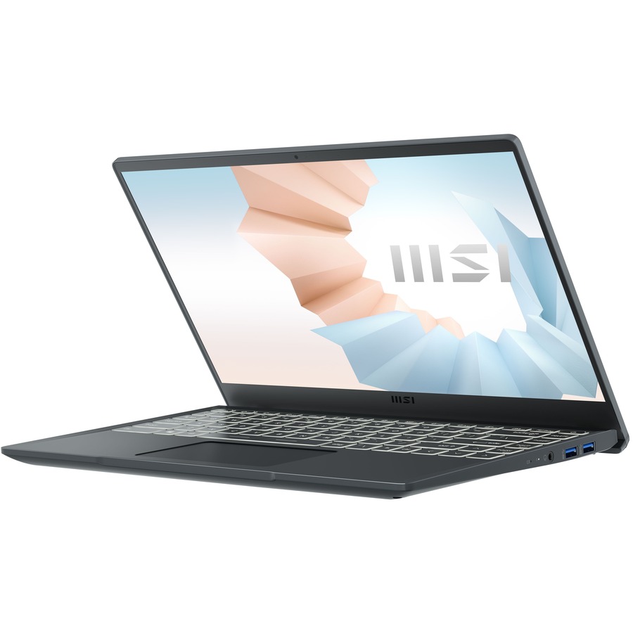 MSI Modern 14 B11S Modern 14 B11MOU-1025 14" Notebook - Full HD - Intel Core i7 11th Gen i7-1195G7 - 8 GB - 512 GB SSD - Carbon Gray