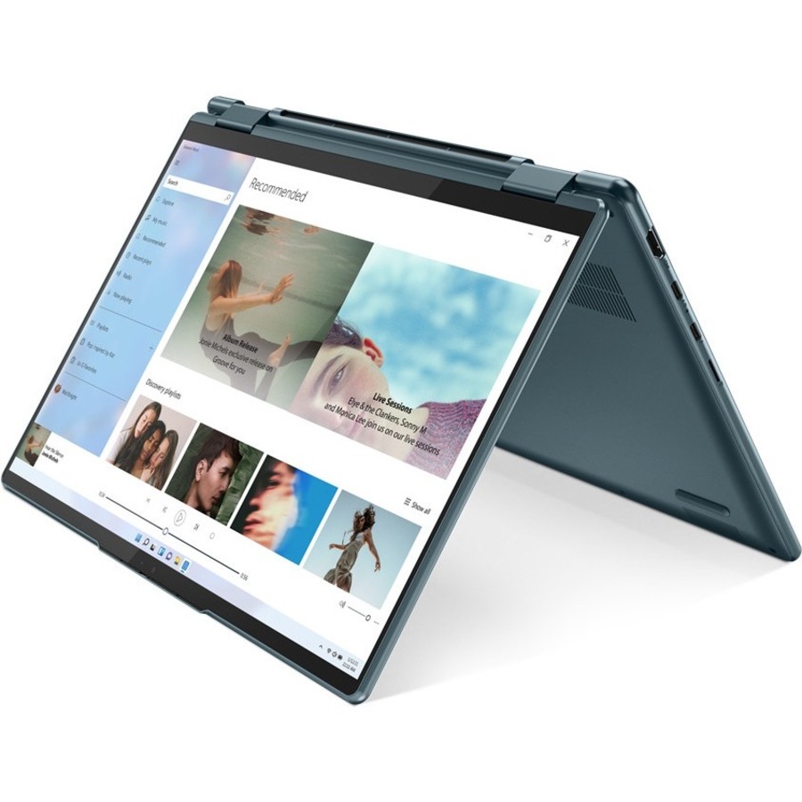 Lenovo Yoga 7 14IAL7 82QE000KUS 14" Touchscreen Convertible 2 in 1 Notebook - 2.2K - Intel Core i7 12th Gen i7-1255U Deca-core (10 Core) - 16 GB Total RAM - 16 GB On-board Memory - 512 GB SSD - Stone Blue