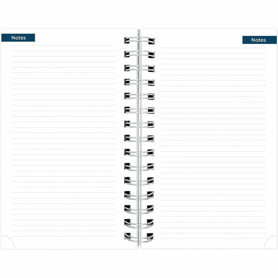 Blueline Academic Daily Planner Spring 2024-2024 - Blue - Bilingual