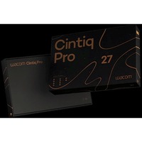 Wacom Cintiq Pro 27 Interactive Pen Display - Graphics Tablet - 26.9" LCD - 5080 lpi - 4K - Touchscreen - Multi-touch Screen Cable - 8192 Pressure Level - Pen - HDMI - 3 - Mini DisplayPort - Mac, PC - Black