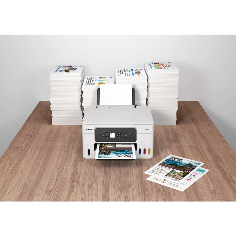 Canon MAXIFY GX3020 Wireless MegaTank Inkjet Multifunction Printer - Color