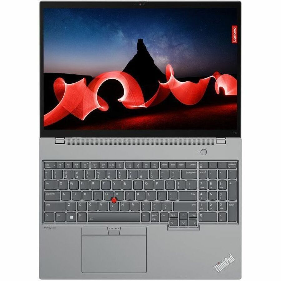 Lenovo ThinkPad T16 Gen 2 21HH001MUS 16" Touchscreen Notebook - WUXGA - Intel Core i7 13th Gen i7-1355U - 16 GB - 512 GB SSD - English Keyboard - Storm Gray