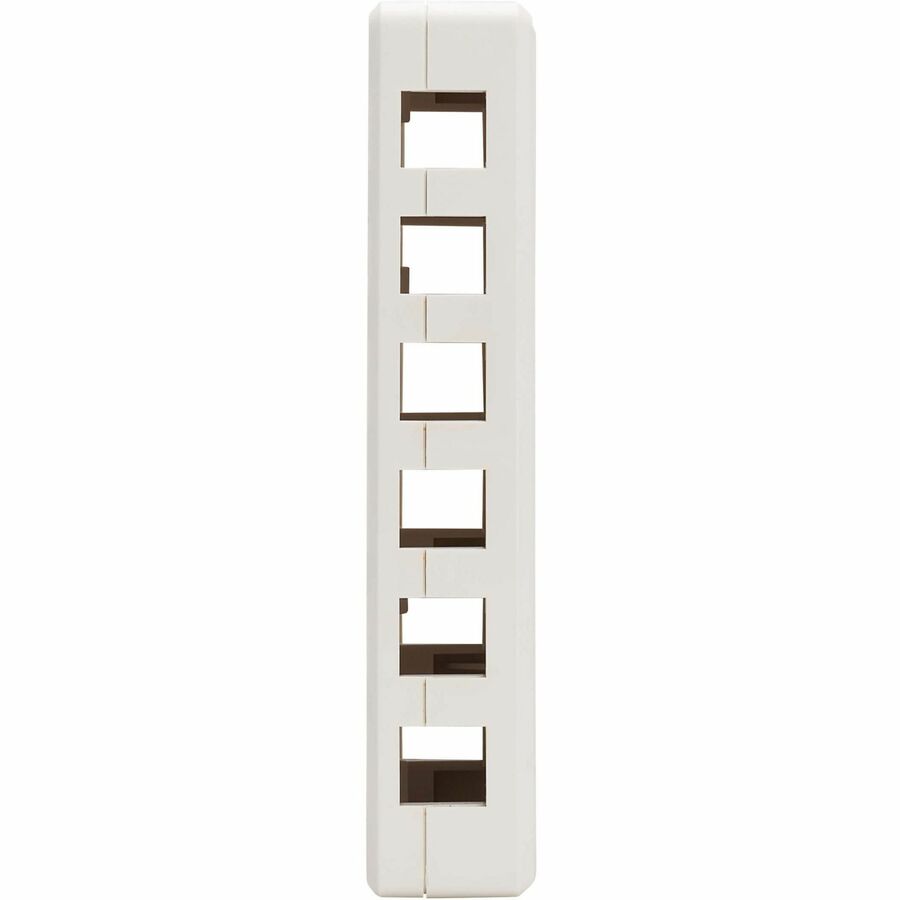 Eaton Tripp Lite Series Surface-Mount Box for Keystone Jacks - 12 Ports, White, TAA