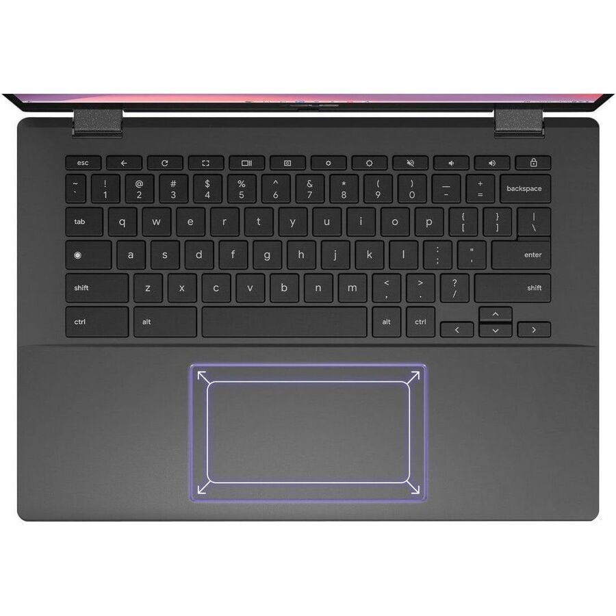 ASUS Chromebook Flip 14-inch grey 2-in-1 laptop with Full HD touchscreen — alternate view 9
