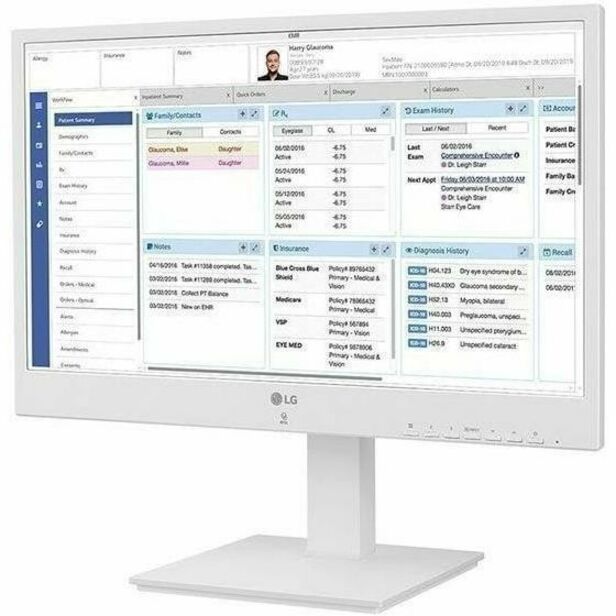 LG 24CR670NK6P All-in-One Thin Client - Intel Pentium N6005 Quad-core (4 Core) 2 GHz - White
