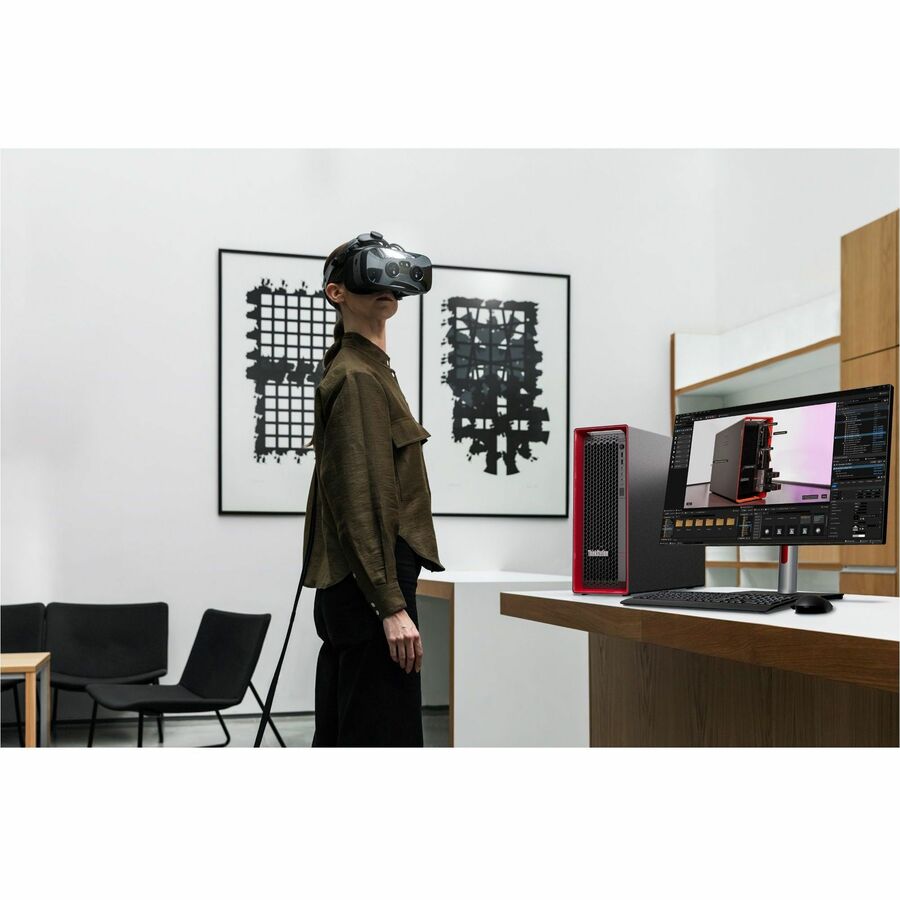 Lenovo ThinkStation P5 30GA004DUS Workstation - 1 Xeon w3-2425 - vPro Technology - 32 GB - 1 TB SSD