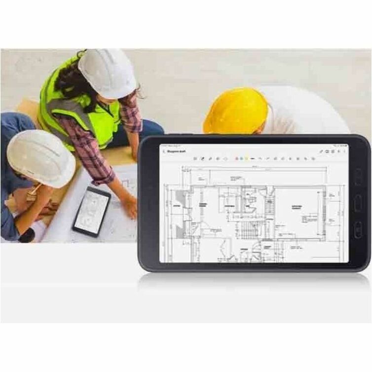 Samsung Galaxy Tab Active5 Rugged Tablet - 8" WUXGA - Samsung Exynos 1380 Octa-core - 6 GB - 128 GB Storage - Android 14 - Green