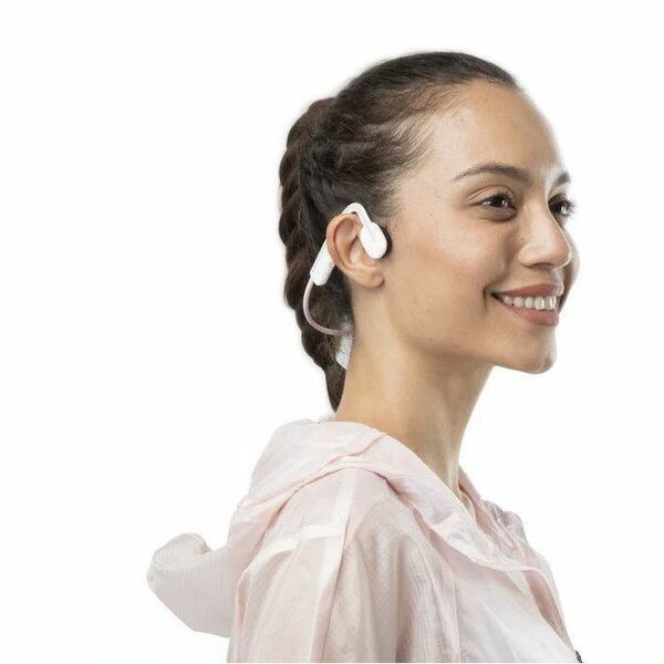 SHOKZ OpenMove Bluetooth Bone Conduction On-Ear Sport Headphones Pink