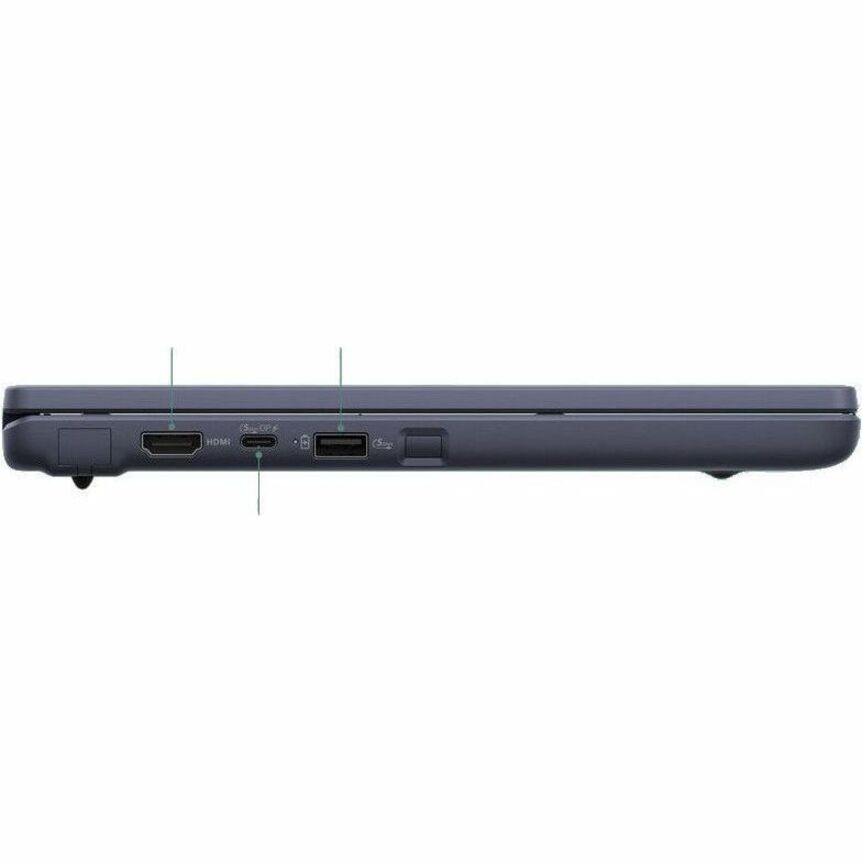 Grey ASUS Chromebook with 12.2-inch WUXGA touchscreen display — alternate view 9