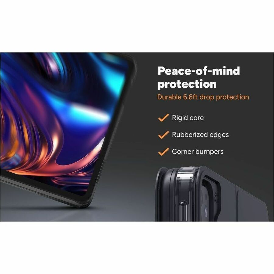 ZAGG - Étui pour clavier/housse Pro Keys 2 (Folio) pour 10,9 po à 11 po Apple iPad Air (4e g&eacute;n&eacute;ration), iPad Air (5&egrave;me g&eacute;n&eacute;ration) Tablette - Noir