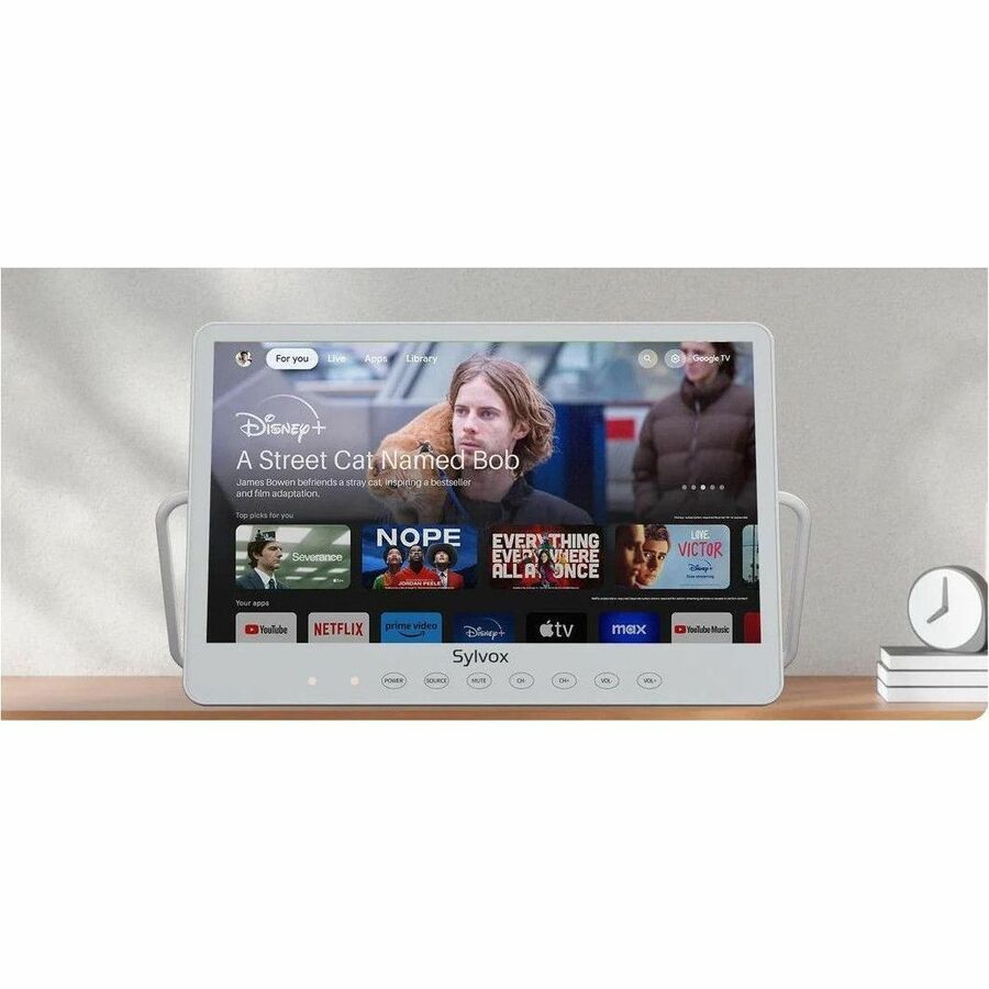 SYLVOX 15.6'' Portable TV, IP66 Waterproof, 1080P Small Smart