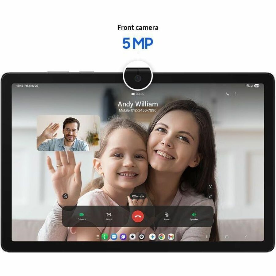 Samsung Galaxy Tab A11+ 5G SM-X238U Tablet - 11" WUXGA - MediaTek MT8775 Octa-core - 6 GB - 128 GB Storage - 5G - Gray - 1 Each