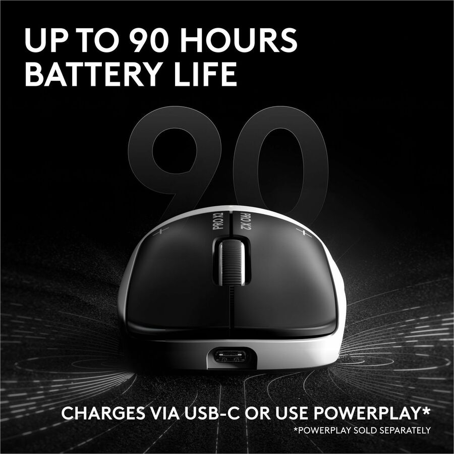 Logitech PRO X2 SUPERSTRIKE LIGHTSPEED Lightweight Wireless Gaming
