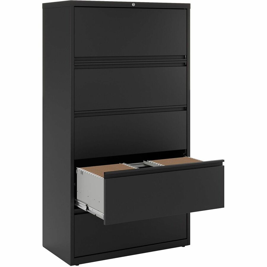Lorell Fortress Series Lateral File w/Roll-out Posting Shelf
