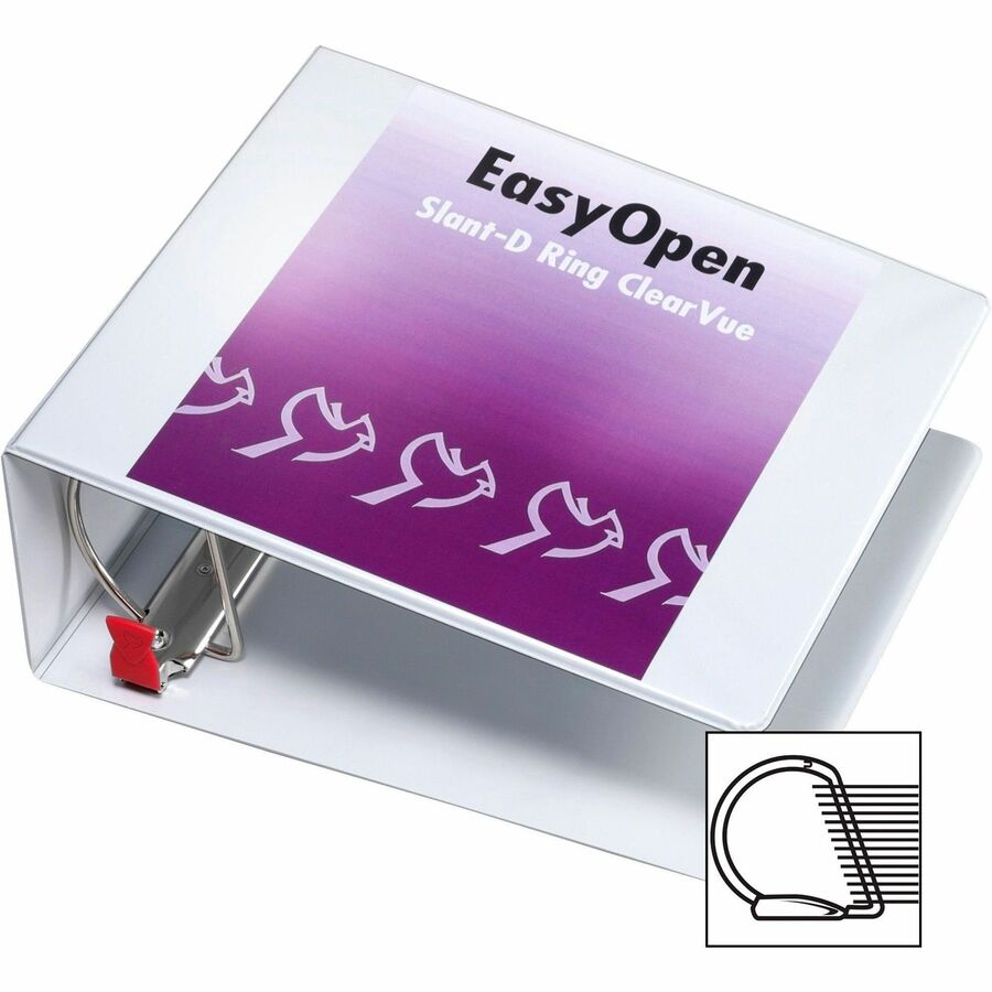 Cardinal EasyOpen Clearvue Slant D-Ring Binders - Presentation / View ...