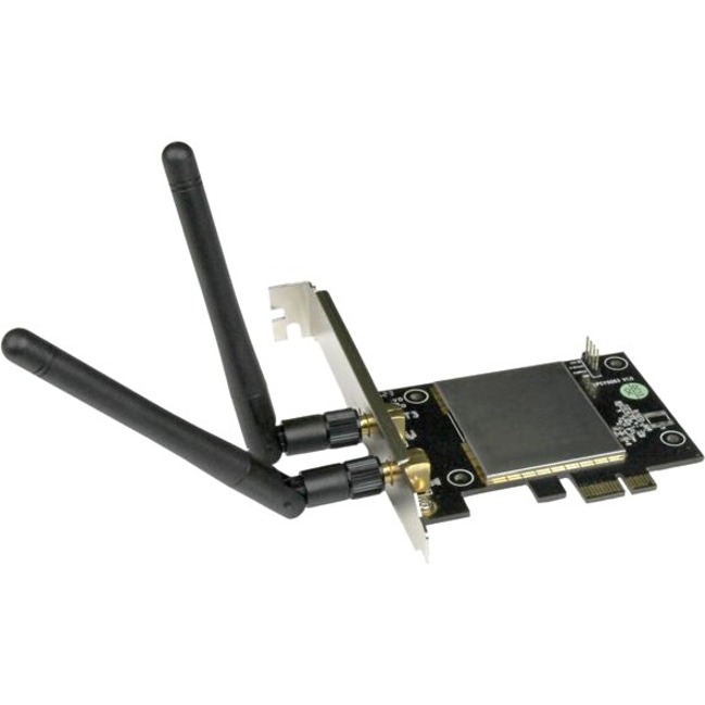 StarTech AC600 Wireless-AC Network Adapter, 802.11ac, PCI Express, Dual Band 2.4GHz and 5GHz Wireless Network Card, TAA