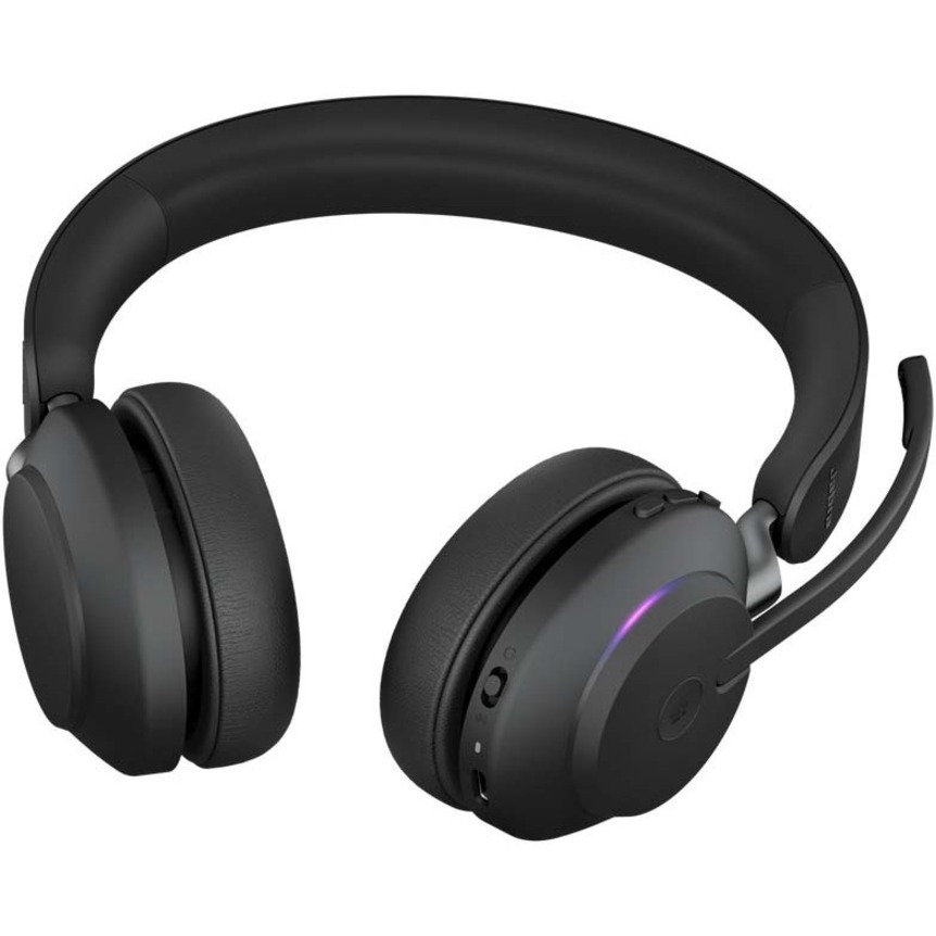 Casque Evolve2 65 Sans fil Sur tête St&eacute;r&eacute;o - Noir Jabra