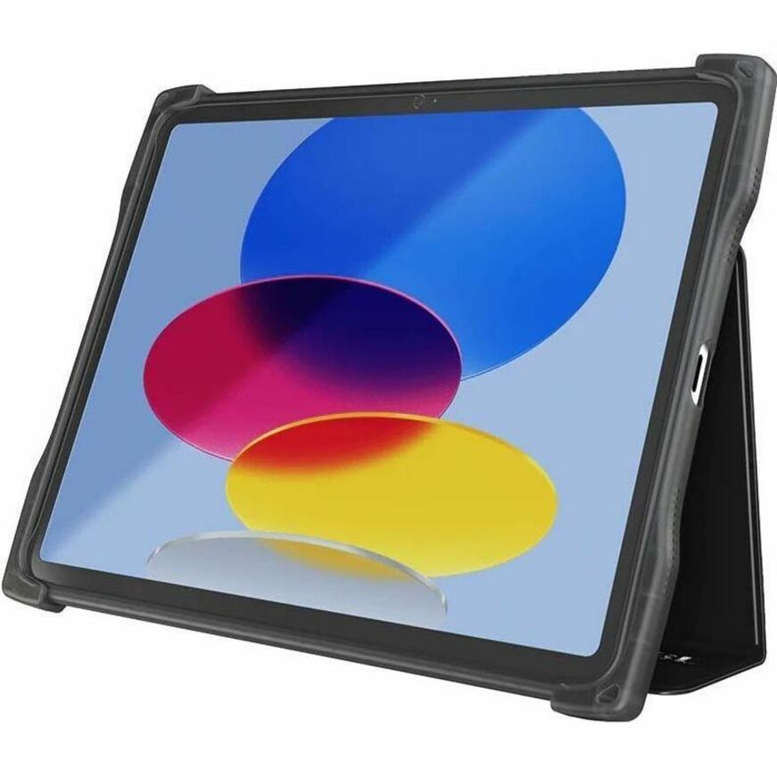 Folio Case iPad Gen 10 10.9 BL - Rugged Folio iPad Case for iPad 10.9 Gen 10, Black