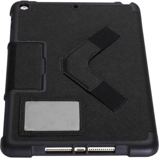 NutKase BumpKase Carrying Case (Book Fold) Apple iPad (5th Generation), iPad (6th Generation) - Black, Transparent