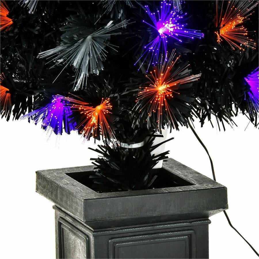 Picture of Halloween Fiber Optic Tree, 48 in, Decorative, Prelit, EA