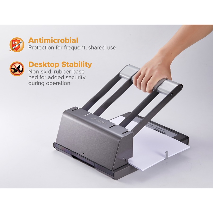 Swingline 160-Sheet Antimicrobial Protection Adjustable Hole Punch