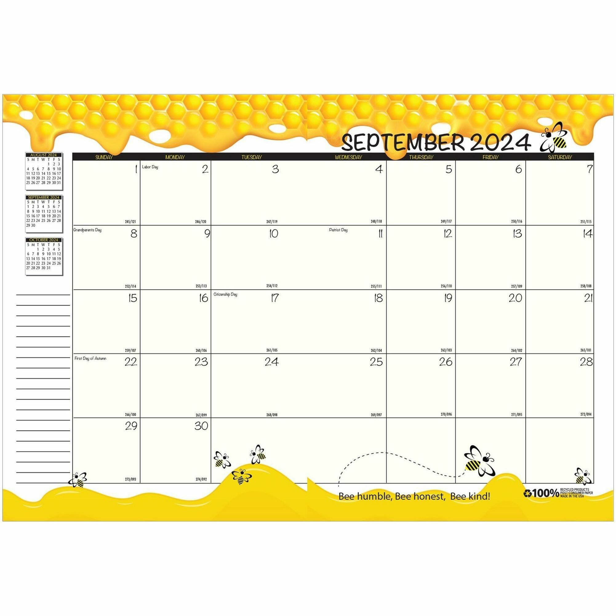 House of Doolittle Honeycomb Monthly Calendar Planner | Rapid Supply