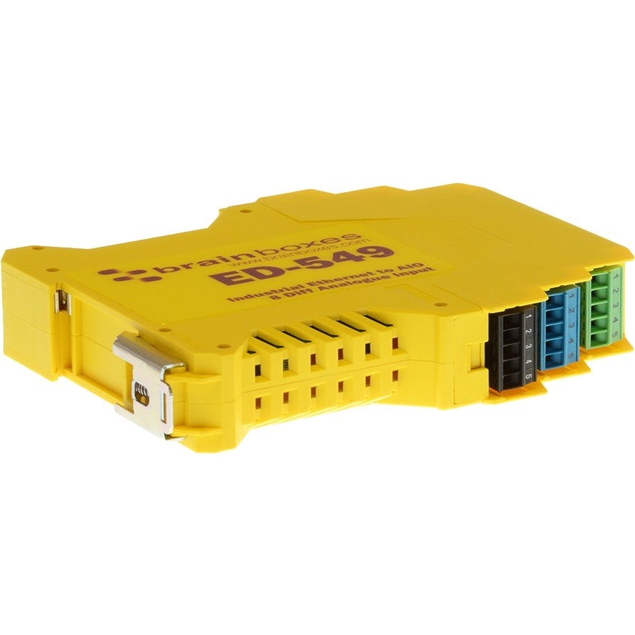 8 ANALOGUE INPUTS, INDEPENDENTLY CONFIGURABLE AS DIFFERENTIAL VOLTAGE INPUTS OR — bottom view