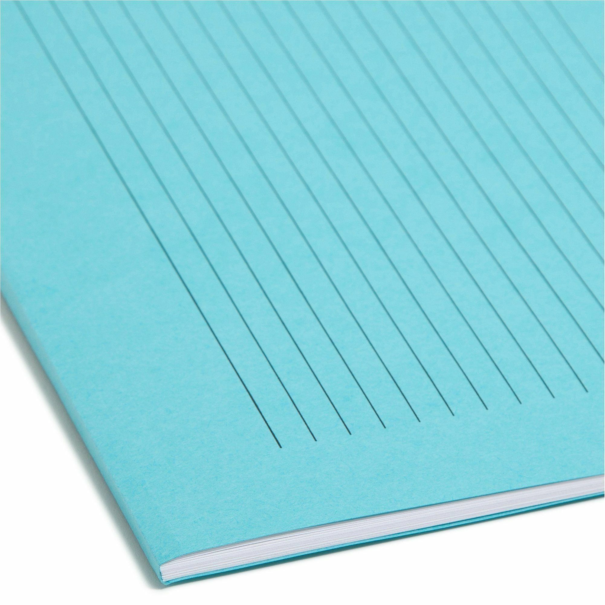Image of Smead SuperTab 1/3 Tab Cut Letter Recycled Fastener Folder - 8 1/2" x 11" - 1 x 2K Fastener - Top Tab Location - 11 pt. - 2 Plys - Pink, Yellow, Goldenrod, Aqua - Preprinted, Reinforced, Durable, Labeling Area - 10% Recycled - 24 / Pack