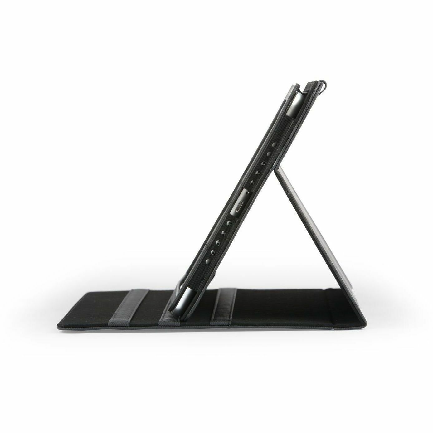 Black GUARDIAN case for iPad 7 10.2 tablet protection — bottom view