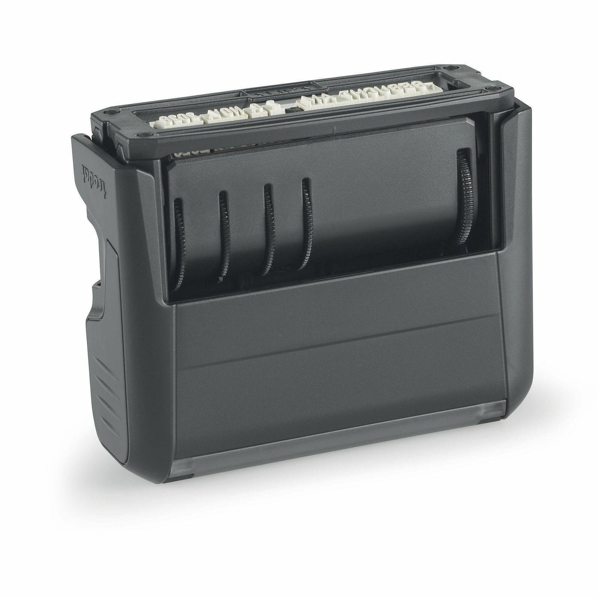 Trodat 12-Message Business Stamp - Message Stamp - ANSWERED, BACKORDERED, CANCELLED, BILLED, RECEIVED, CHARGED, CHECKED, DELIVERED, ENTERED, PAID, SHIPPED, ... - 0.37" Impression Width - 10000 Impression(s) - Black - Plastic Plastic - Recycled - 1 Each