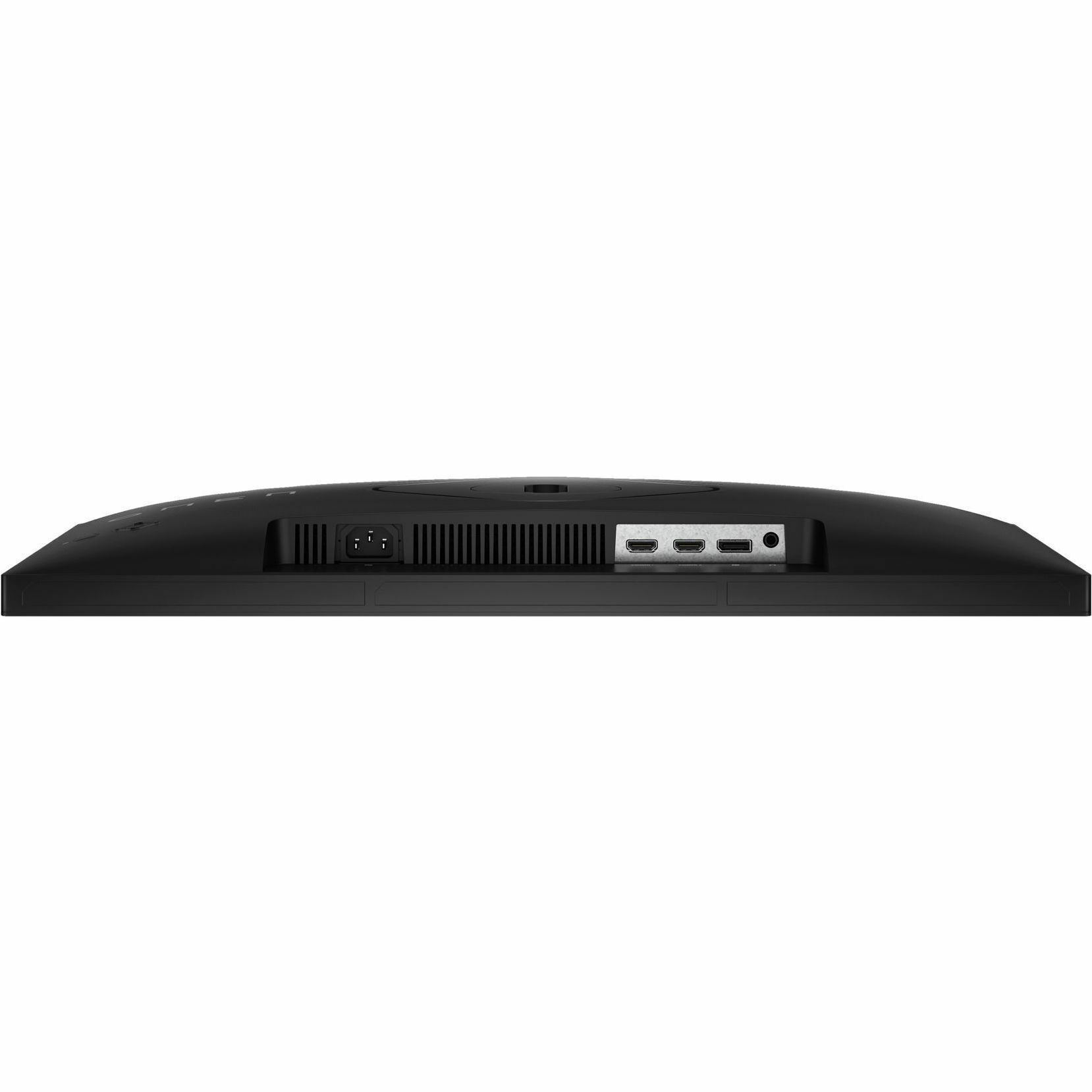 OMEN 24 HP 24-inch FHD 165Hz gaming monitor with IPS panel and slim black design — bottom view