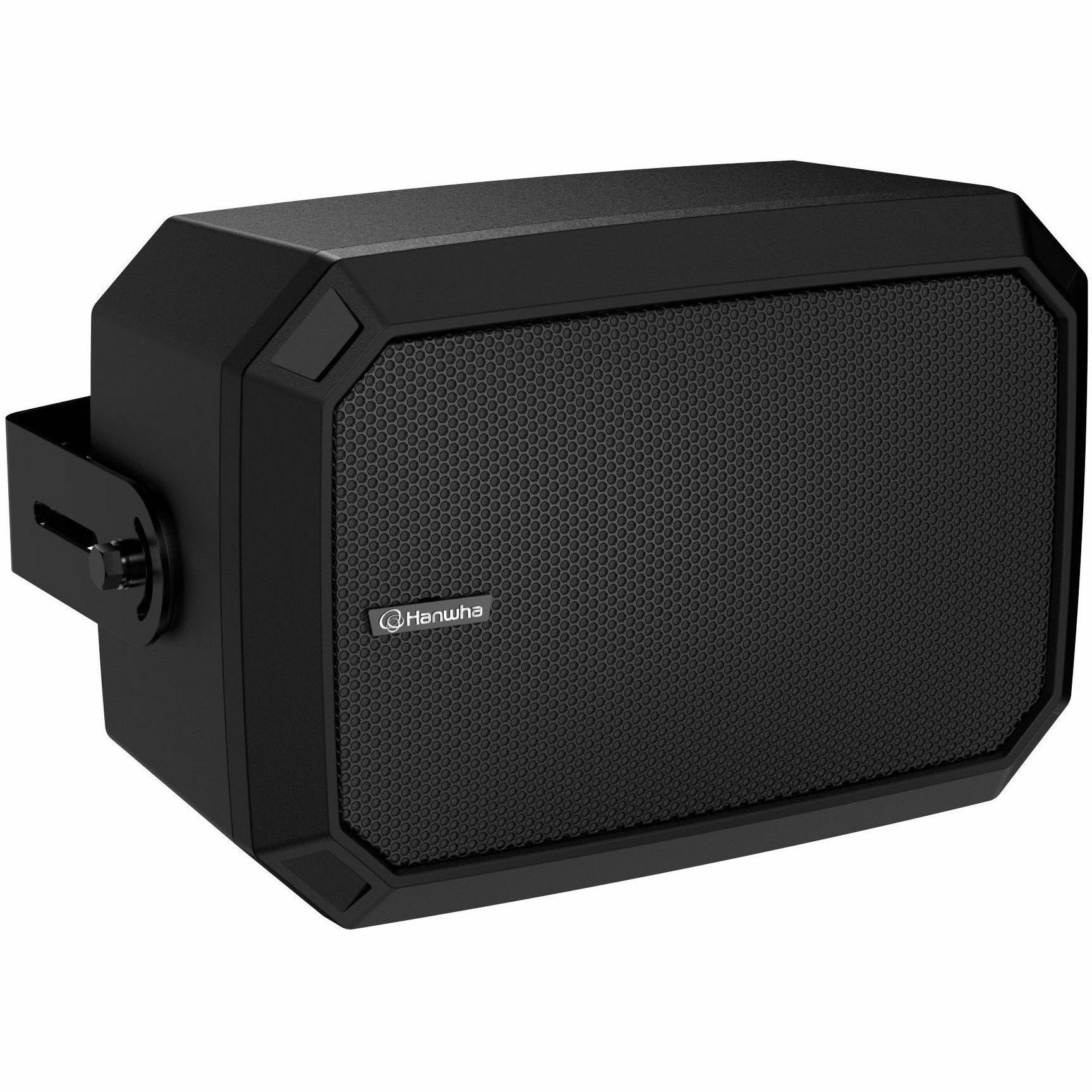Hanwha SPA-W100B IP wall speaker for commercial wall-mounted audio — bottom view