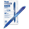 EnerGel-X Retractable Roller Gel Pen, .5mm, Blue Barrel/Ink, Dozen
