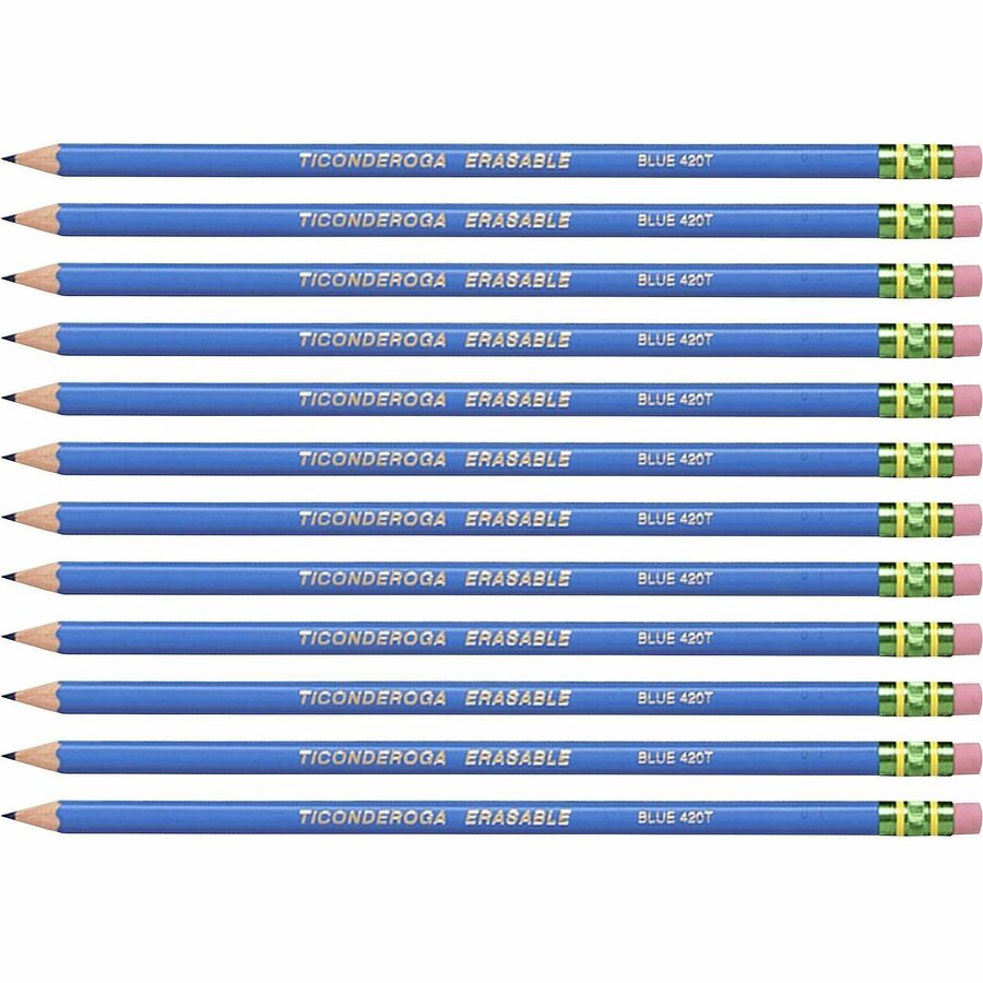 Ticonderoga Pre-Sharpened Erasable Checking Pencils