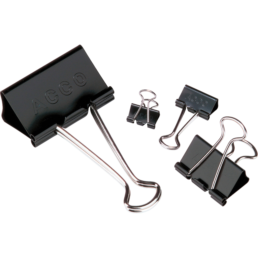 small black binder clips