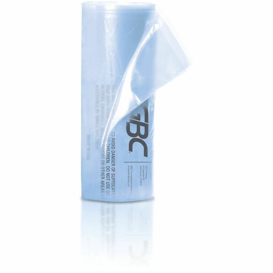 GBC Shredder Bags - For Large Office Shredders - 30 gal - 3.9" Height x 4" Width x 10.3" Depth - Plastic - Clear - 25 / Box - Kennedy Office