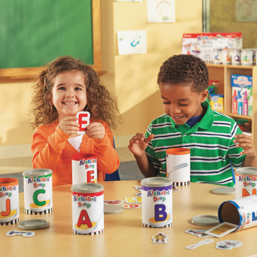 Learning Resources Alphabet Soup Sorters Skill Set