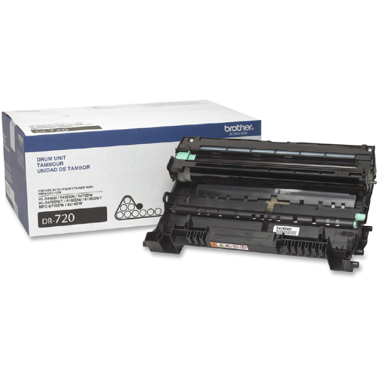 Brother Genuine DR720 Mono Laser Drum Unit - Laser - 1 Each - Monochrome Toner - Black