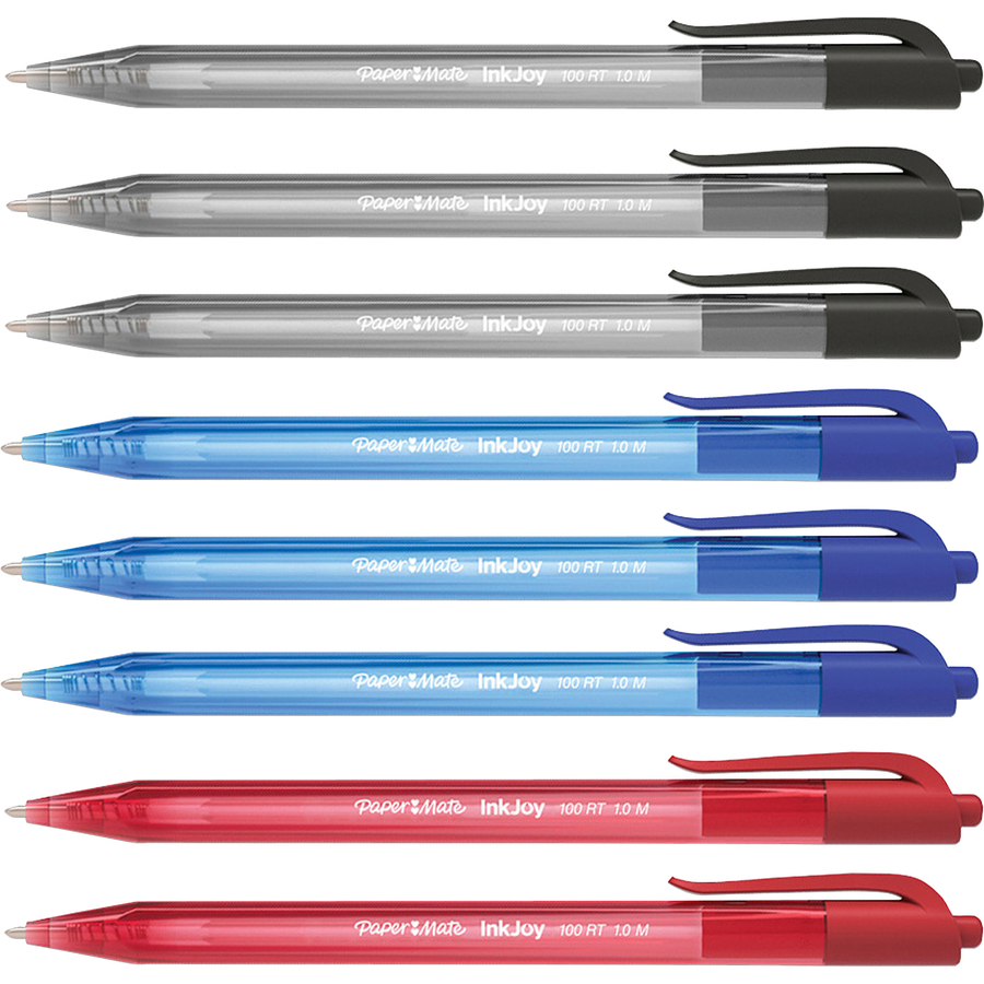 Stylos à bille r&eacute;tractable InkJoy&trade;100 RT - Paper Mate