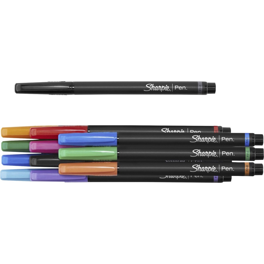 Sharpie 1802225 Pen, Fine Point, Assorted Colors, 6-Count