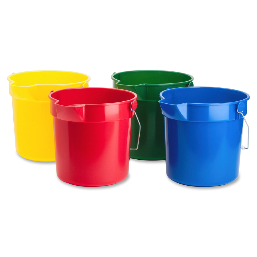 GJO02346 : Genuine Joe Genuine Joe 4-Pack 10 Qt. Utility Buckets - 10 ...