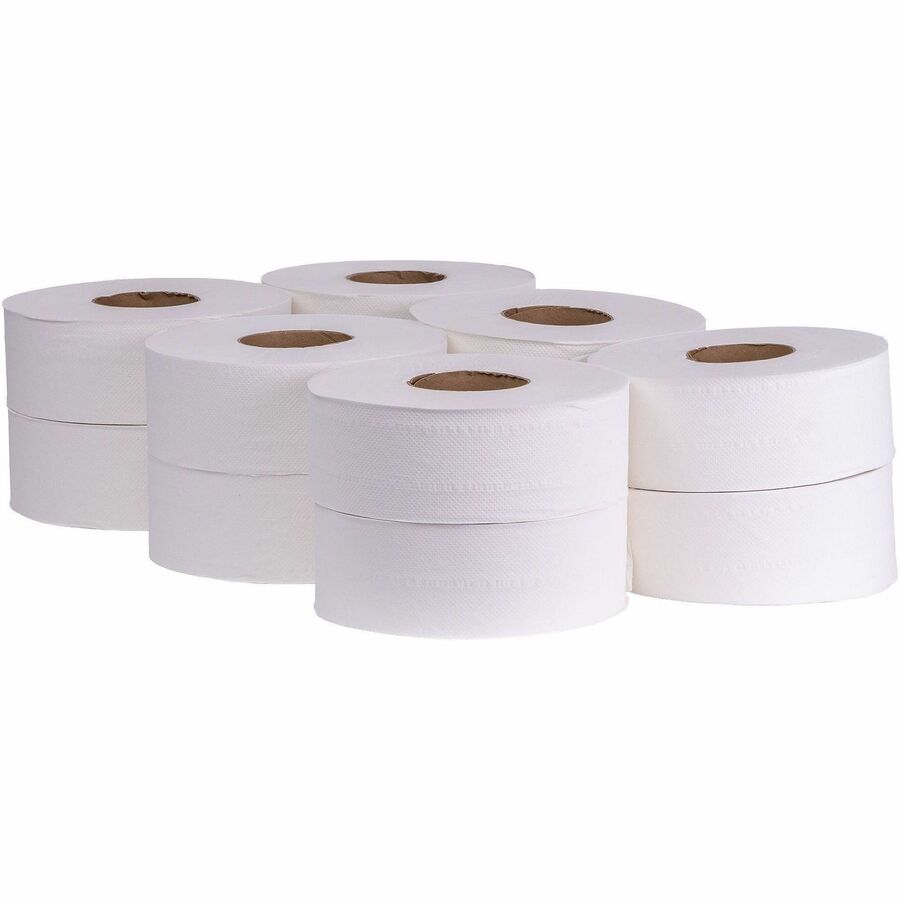 Picture of Jumbo Roll Toilet Tissue, 2-ply, 3.70" x 1000 ft, White, 12/Box, TAA Compliant, BX