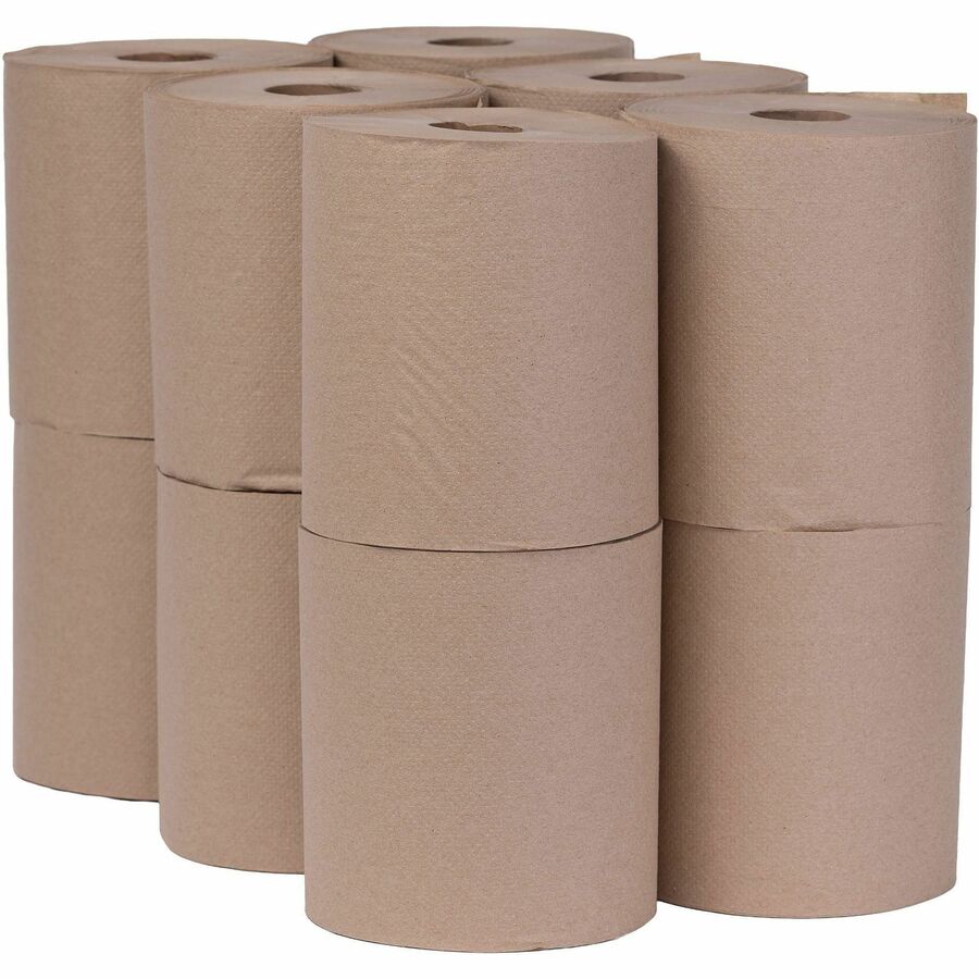 Picture of Center-Pull Paper Towels, 1-ply, 8" x 600 ft, 2" core, Natural, 12/Carton, 12 RL/CT