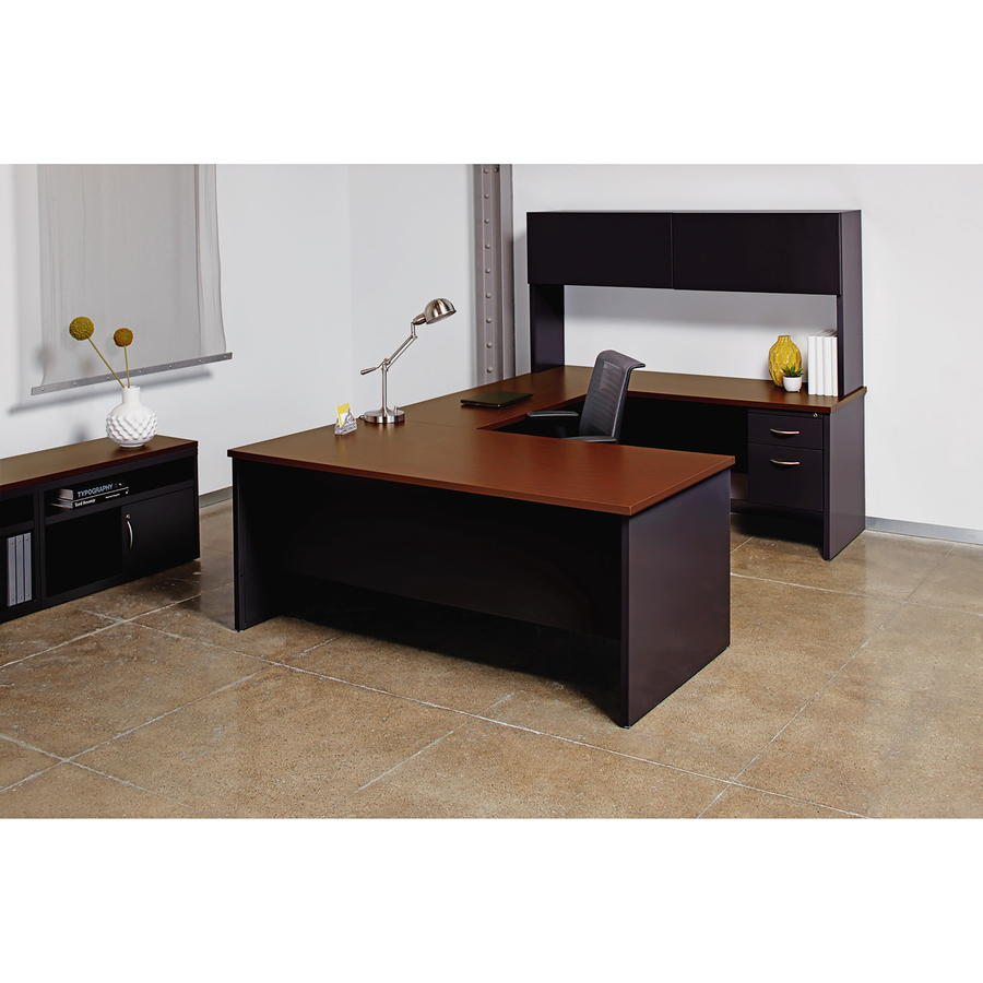 walnut laminate desk