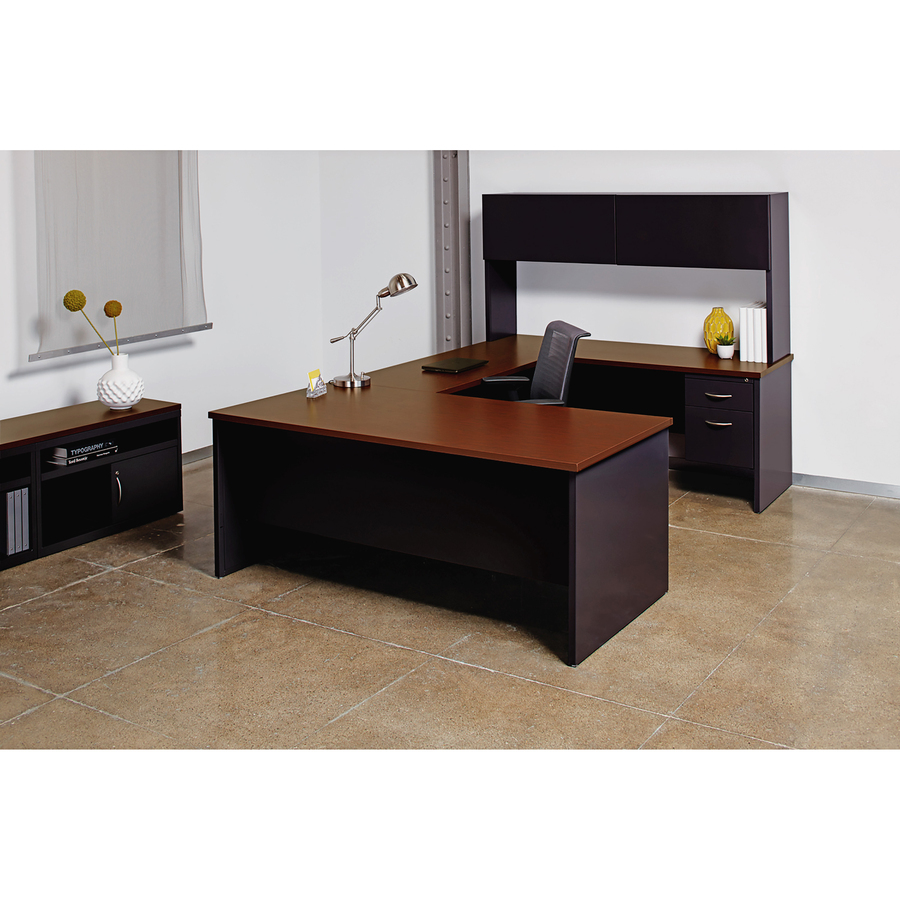 Double D End Table - Pillar Base, Office Furniture
