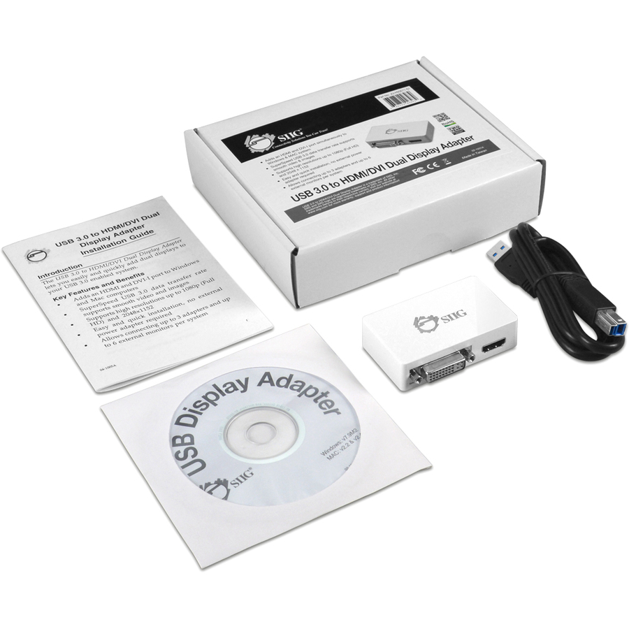 SUPERSPEED USB ADD 1 HDMI DISPLAY AND 1 DVI DISPLAY TO YOUR USB 3.0 ENABLED SYST — collections view